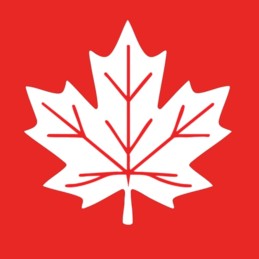 Stylized maple leaf icon representing Canadian origin or Canadian made product